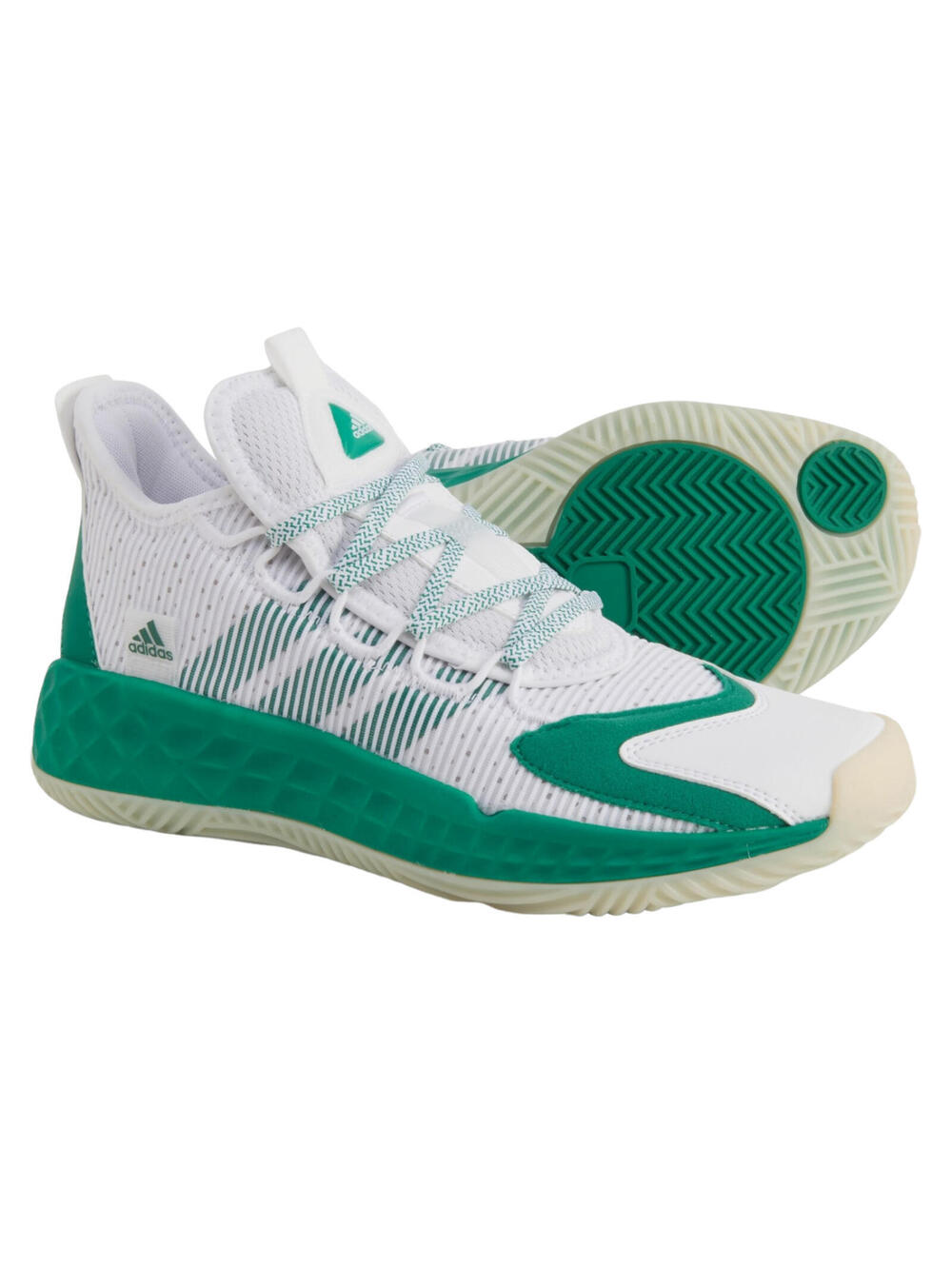 Adidas Pro Boost Low‎ Basketball Men's Shoes Color White Green Size US 18 NEW